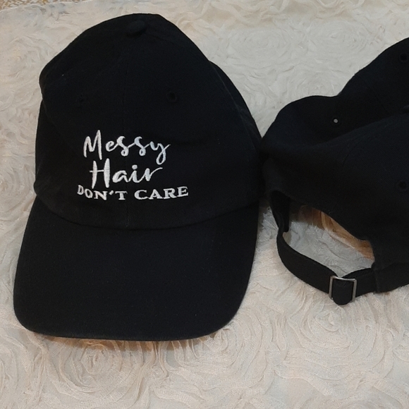 Richardson Accessories - 3🚨/$25🆕️ Messy Hair Don't Care hat. 100% Cotton
